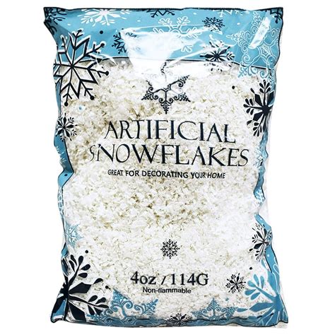 bag of fake snow flakes